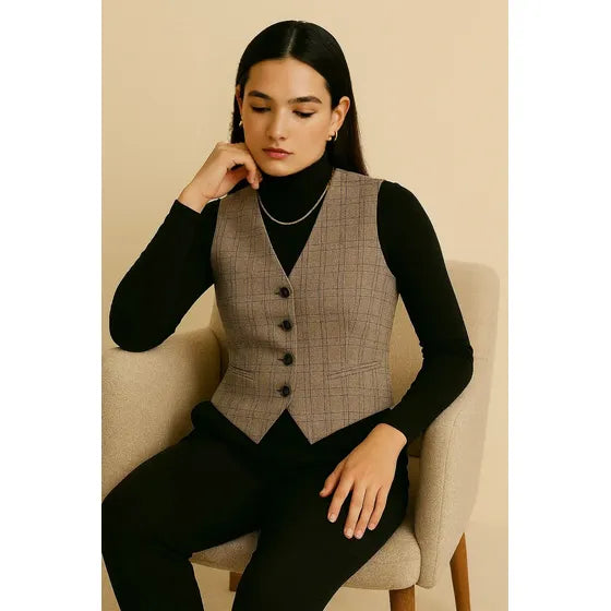 Chaleco Escoces Torino Forrado Sastre Arma Tu Traje Moda