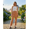 Pantalón Sastrero Sicilia Premium Creppe Tiro Alto Y Pinzas