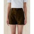 Short Sastrero Pantalon Corto Mujer Elena Bermudas De Vestir