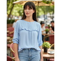 Blusa Mujer Aire Fresco Fibrana Elegancia Y Toque Femenino