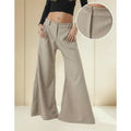 Pantalón Palazzo Praga Rayas Mujer Wide Legg Oxford Elegante