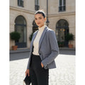 Blazer Elegancia Ailin Saco Mujer Forrado Arma Tu Traje