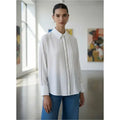 Camisa Mujer Paola Chic C Broderi Manga Larga