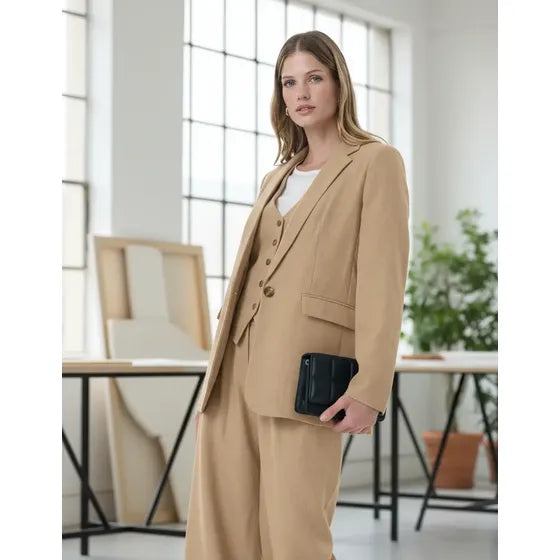 Saco Blazer Forrado Sastrero Modelo Amsterdam