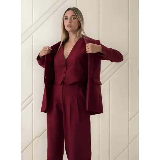 Blazer Sastrero Mujer Premium Saco Elegante Forrado